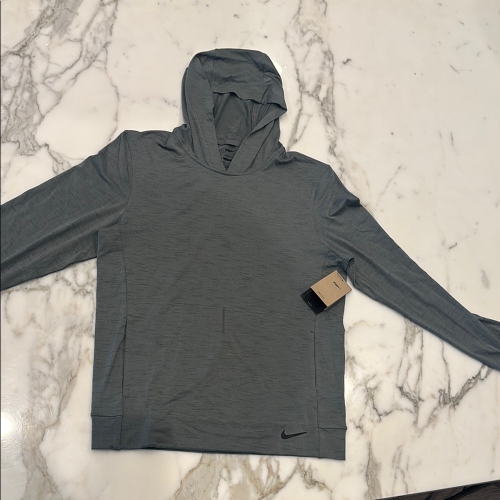 Nike Men's Gray Hoodie Shirt